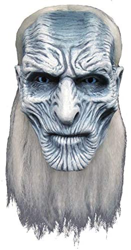 Amazon.com: Trick or Treat Studios Men's Game of Thrones-Night's King, White Walker Men's Full Head Mask, Multi, One Size: Clothing